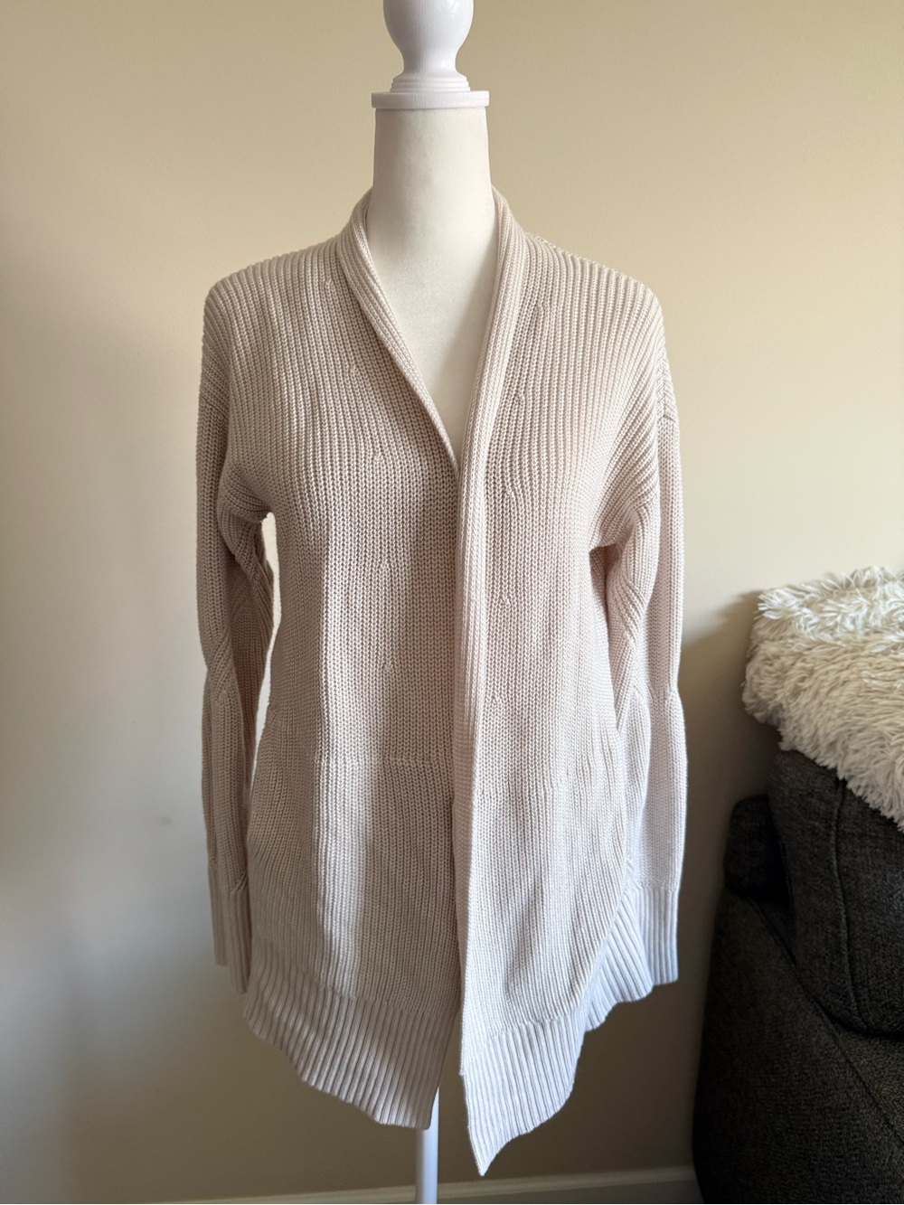 Lululemon Cashlu cardigan wrap knit quiet luxury cashmere blend sz xs/s